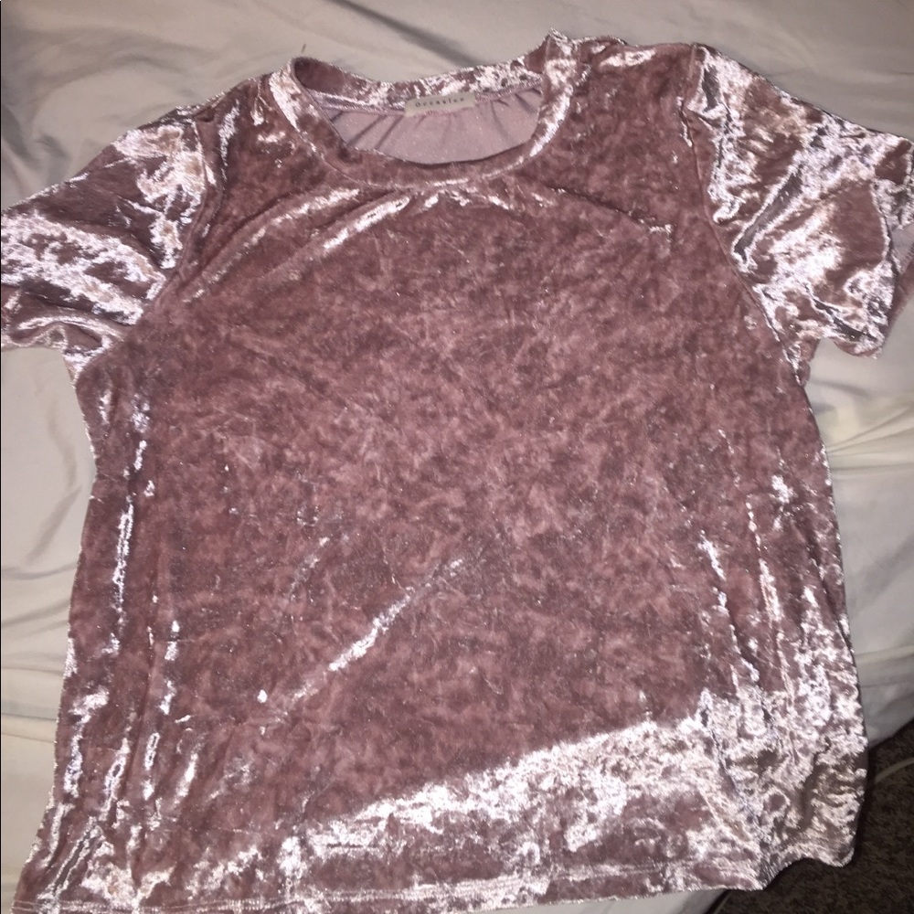 Pink Velvet Shirt